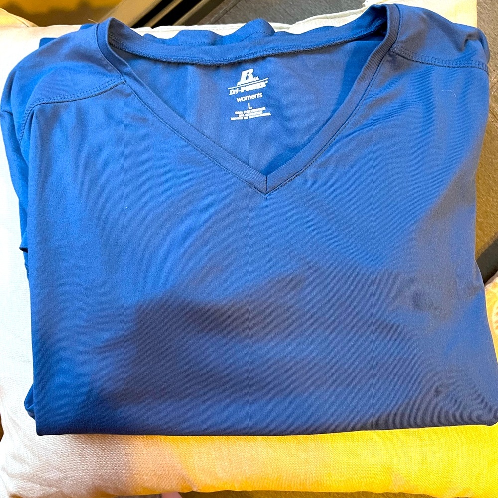 Womens Russell large athletic tee